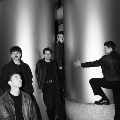 black and white press pic of SMILE
